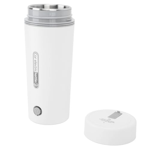 Elektrischer Wasserkocher, schnelle Heizung, intelligente Steuerung, Anti-Trocken-Verbrennungsschutz, 350 ml, tragbare Isolierung, Heizbecher Autoreisen, 12 V
