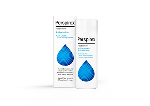 Perspirex | Anti Schweiß Antitranspirant Fußdeo gegen starkes Schwitzen | Fußcreme für bis zu 3 Tage Frischeschutz | 100ml