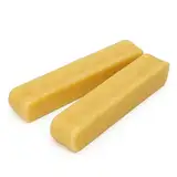 Hartkäse für Hunde – Extra Large 2 Stück – Natürlicher Kauknochen – Kaukäse zur Zahnpflege & Langen Kaudauer