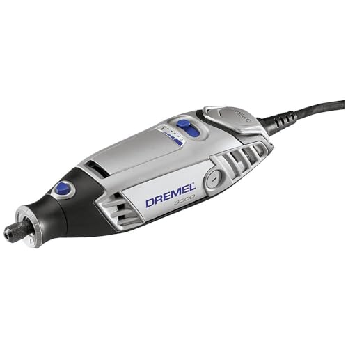 Dremel 3000 Multifunktionswerkzeug 130W, Set mit 1 Aufsatz, 25 Zubehörteilen, Variable Drehzahl 10.000-33.000 U/min zum Schneiden, Schleifen, Gravieren, Polieren, Schärfen, Reinigen, Schnitzen
