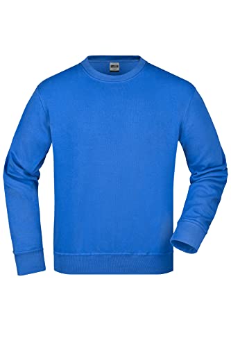 James & Nicholson Workwear Pullover - Strapazierfähiges Sweatshirt für Arbeit & Beruf | Farbe: royal | Grösse: 3XL