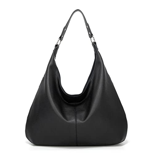 Ashioup Damen Bag Hobo Crossbody Taschen, Schwarz