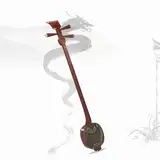 EnweMahi Traditionelle 3-saitige chinesische Sanxian, Wukong-Spiel-Shamisen-Gitarre, chinesisches Shamisen-Instrument, für Anfänger, Künstler red L