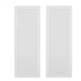 2 PCs PC Lüfter Staubnetzfilter, Magnetrahmen Fine Mesh PVC Computer Lüfterfilter Grills PC -Fall Staubdicht für Computerkühler PSU 4.72x14.17in (Weiß)