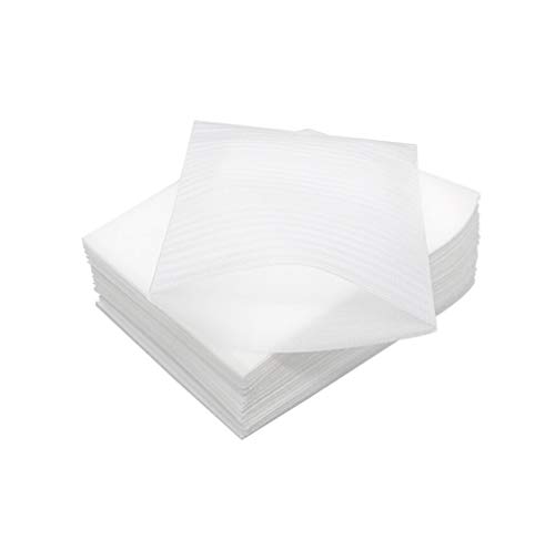 100PCS White Foam Pouches Wickelkissenbeutel Verpackungspuffer für den Transport Versand Verpackungsmaterial Perfekt für zerbrechliche Gegenstände Metallteile Sammlerstücke Kunststoffprodukte