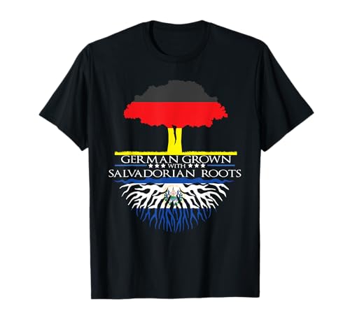 Deutschland Gewachsene Salvadorianische Wurzeln El Salvador T-Shirt
