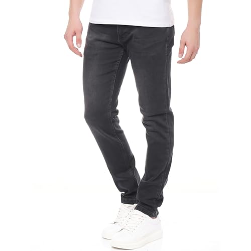 Smith & Solo Jeans Herren – Hosen Herren Stretch Slim Fit Jeanshose Jeans Slim Modern Männer Hose (Anthrazit, 33W30L)
