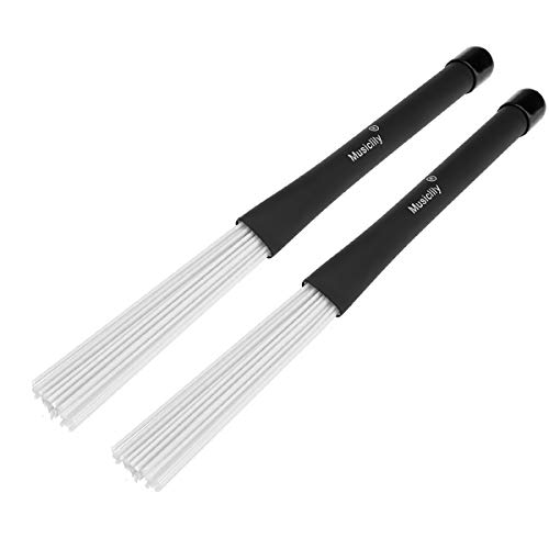 Musiclily Retractable Schlagzeugbesen Jazz Drum Brushes Jazzbesen