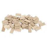 Domino-Zapfen, 50 Stück, 6 X 40 Mm, Domino-Zapfen, Buchenholz, Domino-Zapfen, Baumaterial für Möbel, Nähen, Schrankherstellung, Rahmen, Bauholz