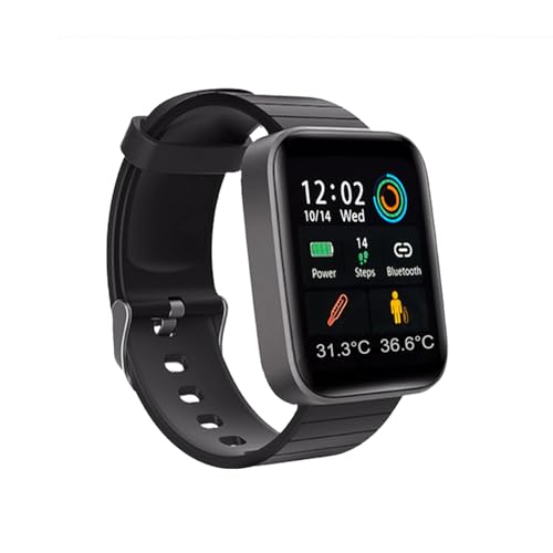 Mediashop Kendox Life Tracker - Smartwatch - wasserdichte Fitnessuhr mit 24/7 Vitalwert-Anzeige, 18 Sportmodi, Schlafanalyse -, Anruf- & Nachrichtenfunktion - IOS & Android