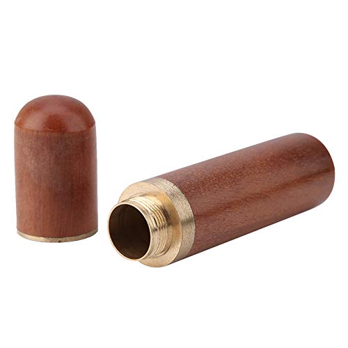 Tbest Nadelschachtel Nähnattelschachtel Holznadelschachtel Holznadellager, Holznadeln Stallhalter Aufbewahrungsbehälter Box (Kaffeefarbe)