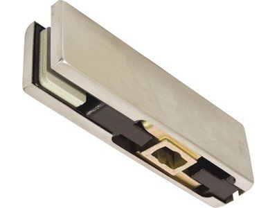 Unterer Eckbeschlag DORMA PT 10, Glas 10 mm, Edelstahl (03.100) ; 1 Stück