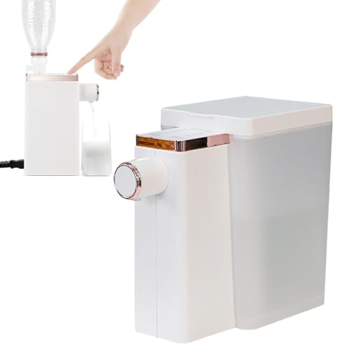 Sofortiger Heißwasserspender, 1.5 Liter Fassungsvermögen Tragbar Hot Water Dispenser für die Zubereitung von Tee löslichem Kaffee Babynahrung, LED Touchdisplay Wasserspender 4 Temperaturstufen