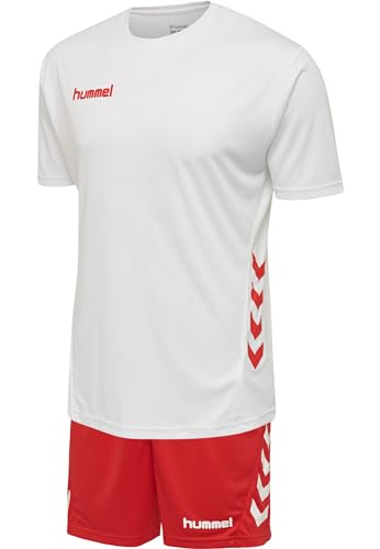 hummel Ensemble junior Duo Set, Blanc/Rouge, 128