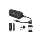 Bluetooth-Transmitter, kabellos, tragbarer Stereo-USB-Sender für 3,5-mm-Audiogeräte und Cinch-Verbindungen, Bluetooth 5.0, kabelloser tragbarer Stereo-USB-Sender für TV, Flugzeug, Kopfhörer,