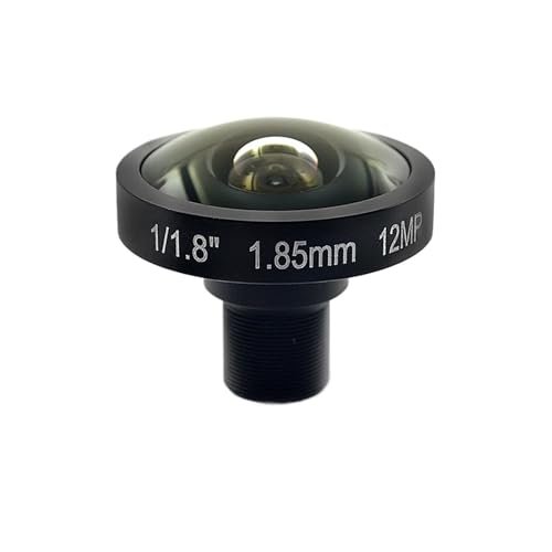 4K 12MP Fisheye-Objektiv 1,85 mm 1/1,8 185 Grad M12-Halterung mit 650 nm IR-Filter(1.85MM)