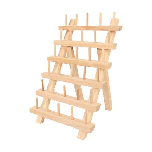 Thread Spool Organizer-Wand montiertes Nähregal für Spulen & Spulen | Stickerfadenhalter, Multi-Spool-Ständer, Fadenspeicherbaum, Handwerksorganisator Rack, Quilt-Faden-Anzeigeregal