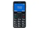 Panasonic KX-TU155EXBN Unlocked 0,03GB Seniorenhandy (SOS-Notfalltaste, Hörgerätekompatibel, Taschenlampenfunktion, große Einzeltasten zur einfachen Bedienung, Farbdisplay 2,3 Zoll) schwarz