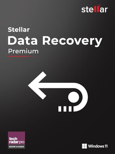 Stellar Data Recovery 11 - Sichere Datenwiederherstellung von Windows-Geräten | Premium | 1 Gerät | 1 Jahr | PC Aktivierungscode per Email