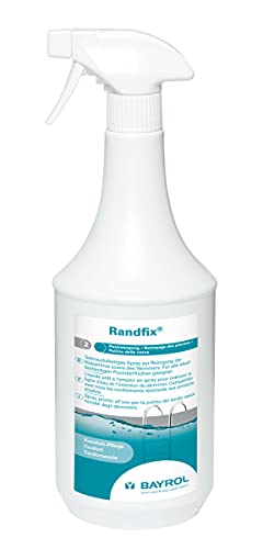 Bayrol Randfix 1L Poolreiniger flüssig, Randreiniger für die Wasserlinie, Poolfolie, Poolrand Reinigungsmittel - Pool Reinigung