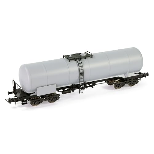 Evemodel 1Stk. Modell Spur H0 1:87 Kesselwagen Bahn Zug Öltankwagen Mit DC Metallräder (grau)