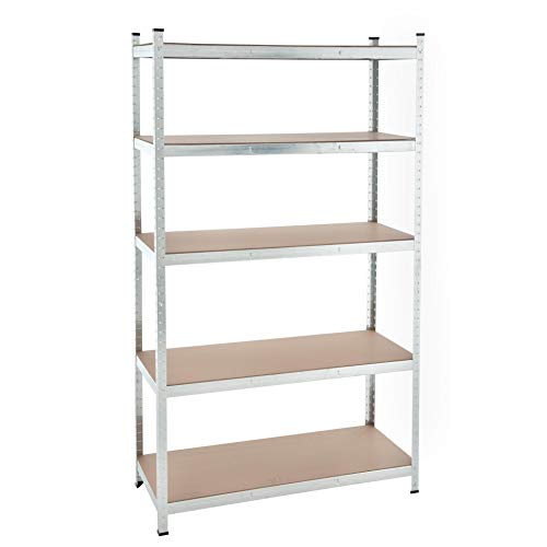 Lagerregal Steckregal Schwerlastregal Kellerregal Regal verzinkt Werkstattregal Werkbank Regal Verzinkt 200x120x50cm | 875kg