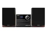 SHARP XLB517DBR Mirco-Soundsystem 45W (Digitalradio mit DAB, DAB+ und UKW/FM-Radio, Bluetooth, USB, CD, MP3), braun