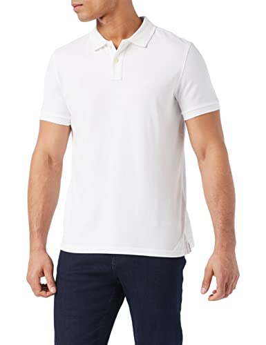 Marc O'Polo Herren B21226653000 Polohemd, Weiß, L EU