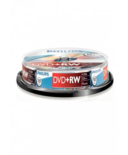 Philips DVD+RW 4.7Gb 4X Data/120Min, 10er Cake