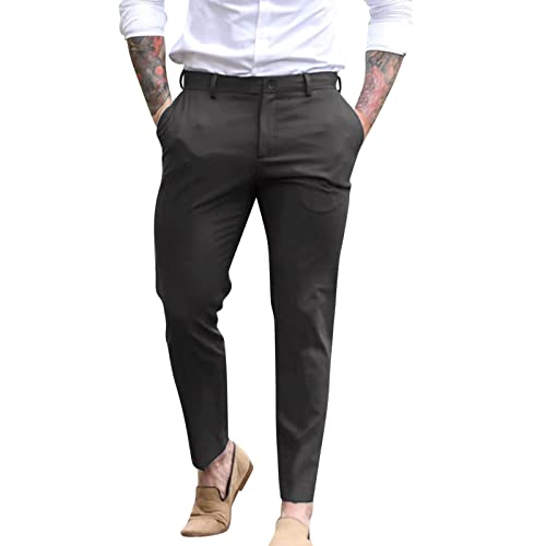Generisch Gym Track Pants Men Cargohose Herren Slim fit Stretch Winter Cortez Cargohose Herren Wanderhose Herren Zip Off wasserdicht Trainingshose männer lang 4XL