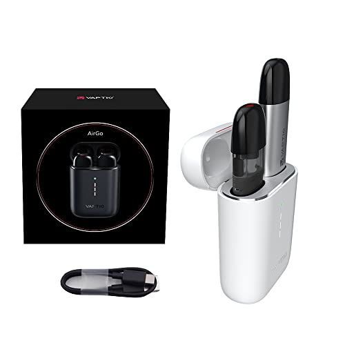 Original VAPTIO AIRGO Starter Kit mit 1,5 ml Vape Pod Vape Kit Elektronische Zigarette No E Liquid No Nicotine (Weiß)