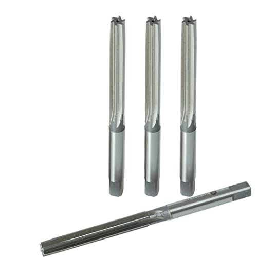 XWTOOL Hochwertige 12 mm 13 mm 14 mm 15 mm 16 mm HSS-Zylinderschaft, verstellbare Handreibahle, Kammerreibahle, Reibahle mit Einsatz (Size : 15mm Alloy Steel)