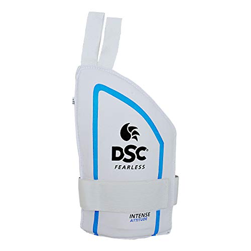 DSC Intense Attitude1 Inner Thigh Pad | Leg Guard for Ultimate Comfort and Safety | Mens | White