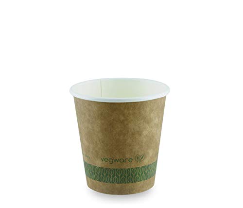 Vegware kv-8 Kraft Hot Cup, 8 oz, braun