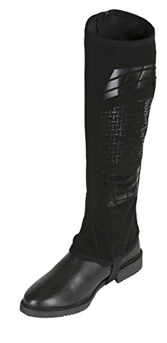 Covalliero Uni Minichaps Novastrech Größe Chaps, Schwarz, XL
