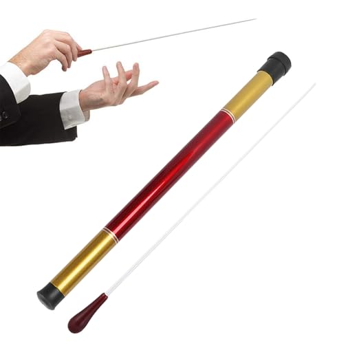Musik taktstock Dirigent Musical Taktstöcke 38cm Harz rot mit Aufbewahrungskiste Playing Accessories für Sinfonieorchester Chorleiter