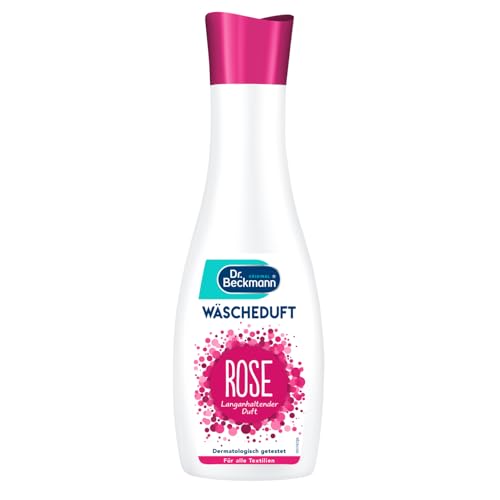 Dr. Beckmann Wäscheduft Rose | für frischen und langanhaltenden Duft | ohne Weichspüler und für alle Textilien geeignet | 250 ml