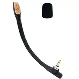 SPTSSWET Ersatz Mikrofon Kompatibel mit Astro A40 A40TR Gaming Kopfhörer Rauschunterdrückung, Abnehmbares Ersatz-Spielmikrofon 3,5 mm Jack Schwarz 7 inch