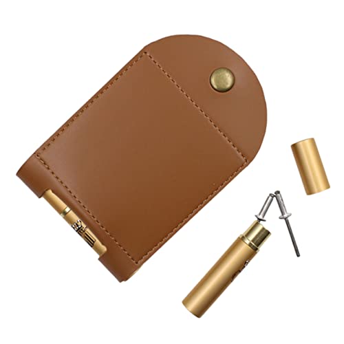 HEMOTON Leder Spieltasche Tragbare Spieltasche Leder Anzeigetafel Im Taschenformat Tragbare Kartenspieltasche Spielkarten Anzeigetafel Haushalts Anzeigetafel Pu Leder Anzeigetafel