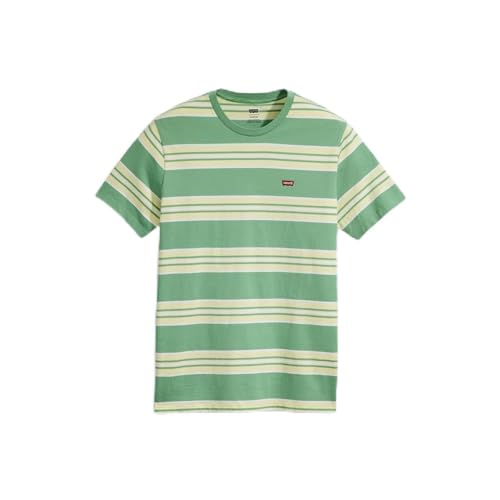 LEVIS Men's SS ORIGINAL HM Tee Multi-Color, Surfboard Stripe FEL, Medium