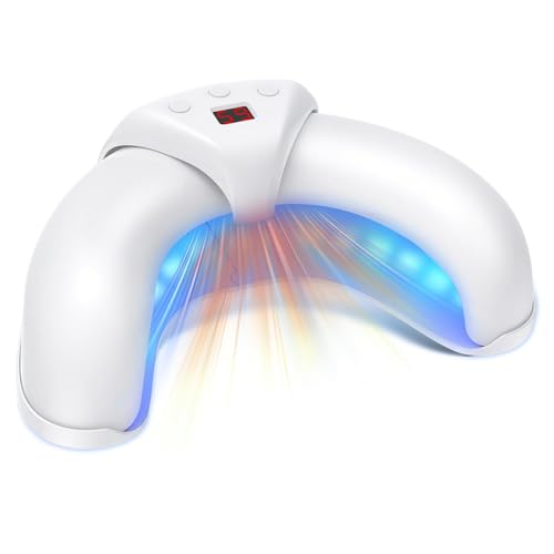 Nagelpilz Lasergerät, 2025 Upgrade Nagelpilz Reinigungsgerät Nagelbehandlung für mehrere Zehennägel & Fingernägel Heimgebrauch 905nm Infrarotlicht + 470nm Blaulicht 【21-Tage-Schnellwirkend】(A)