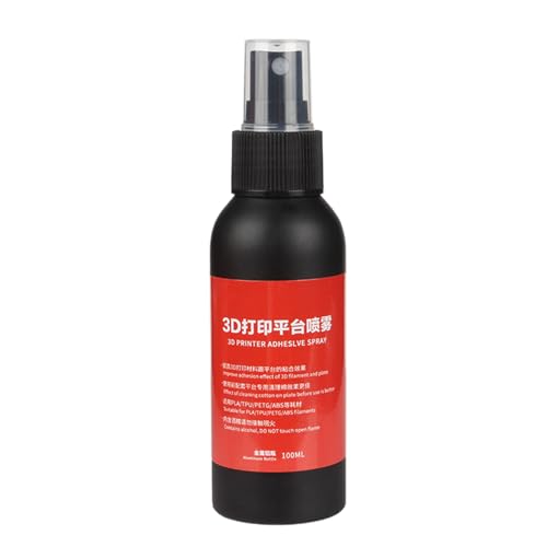 3D Drucker Haftmittel - 100ml Heizbett Klebespray, Hohe Haftkraft Langzeitwirkung | Sprühkleber Für Plattenausgleich 3D Druck Verzug Vermeiden