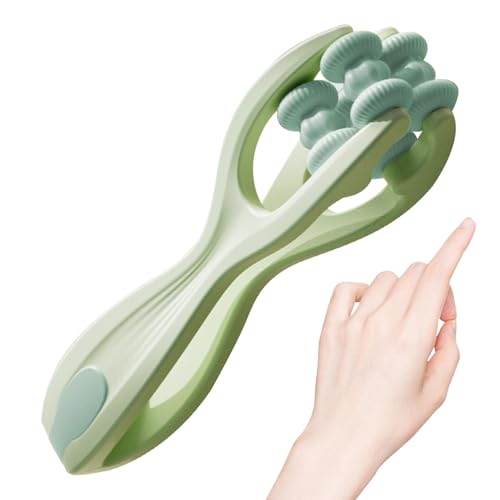 Finger Roller Massage Tool - Double Roller Hand Massager | Rolling Massage Tool For Hands, Palms, & Wrists, Relieves Tension & Improves Circulation