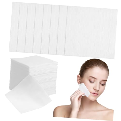 Holibanna 400Stücke Gewebte Make Up Entferner Pads Sanfte Gesichtsreinigungstücher Für Hauttypen Wiederverwendbar