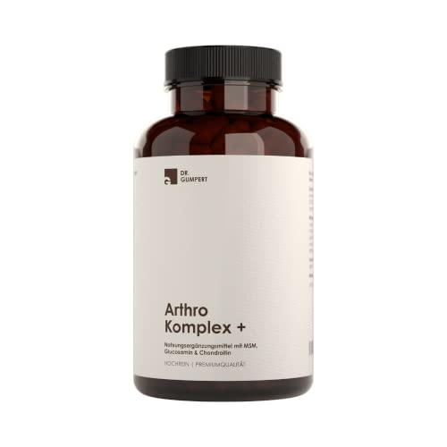 Dr. Gumpert Premium Arthro Komplex Plus: Für gesündere und beweglichere Gelenke 90 Kapseln I mit Chondroitin, Glucosamin, MSM und Hyaluronsäure I bei Gelenkschmerzen