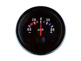 Amperemeter Messgerät 52mm Universal Schwarz (Amperemeter)