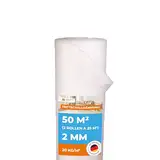 Trittschalldämmung 2mm, 3mm oder 5mm Profi Basic 50 m² 2 Rollen als Laminatunterlage und Parkettunterlage zur Schall- und Wärmedämmung aus PE-Schaumfolie Fußbodenheizung