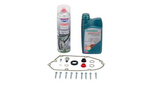 Set: Ölwechsel, 1 Liter Öl + Reiniger & Schraubenset für Simson* S51, S53, S70, SR50, KR51/2