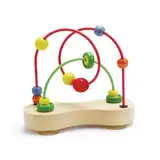 Hape Double Bubble Holzperlen-Labyrinth | Preisgekröntes pädagogisches Draht-Achterbahn-Sortier-Puzzle, frühes Entwicklungsspielzeug für Babys