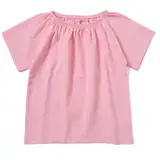 Weihnacht Anzug Herren Sommerkleidung Baby Mädchen Rundhals Einfarbiges Leinen-T-Shirt mit Reiner Textur Bequemes atmungsaktives Kurzarm-T-Shirt Langarmshirt Mädchen Set (2-3 Years)